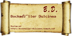 Bockmüller Dulcinea névjegykártya